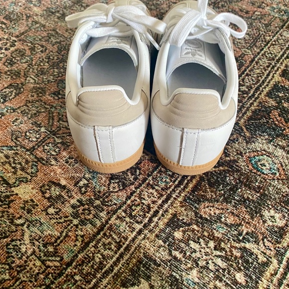 adidas White and Silver Athletic Shoes - Picture 4 of 6